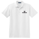 White Men's Silk Touch Interlock Polo